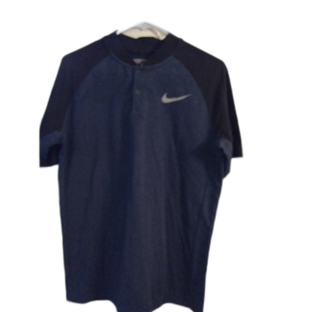 Nike Golf Dri Fit Black Medium 1/4 Button up Shirt Men's